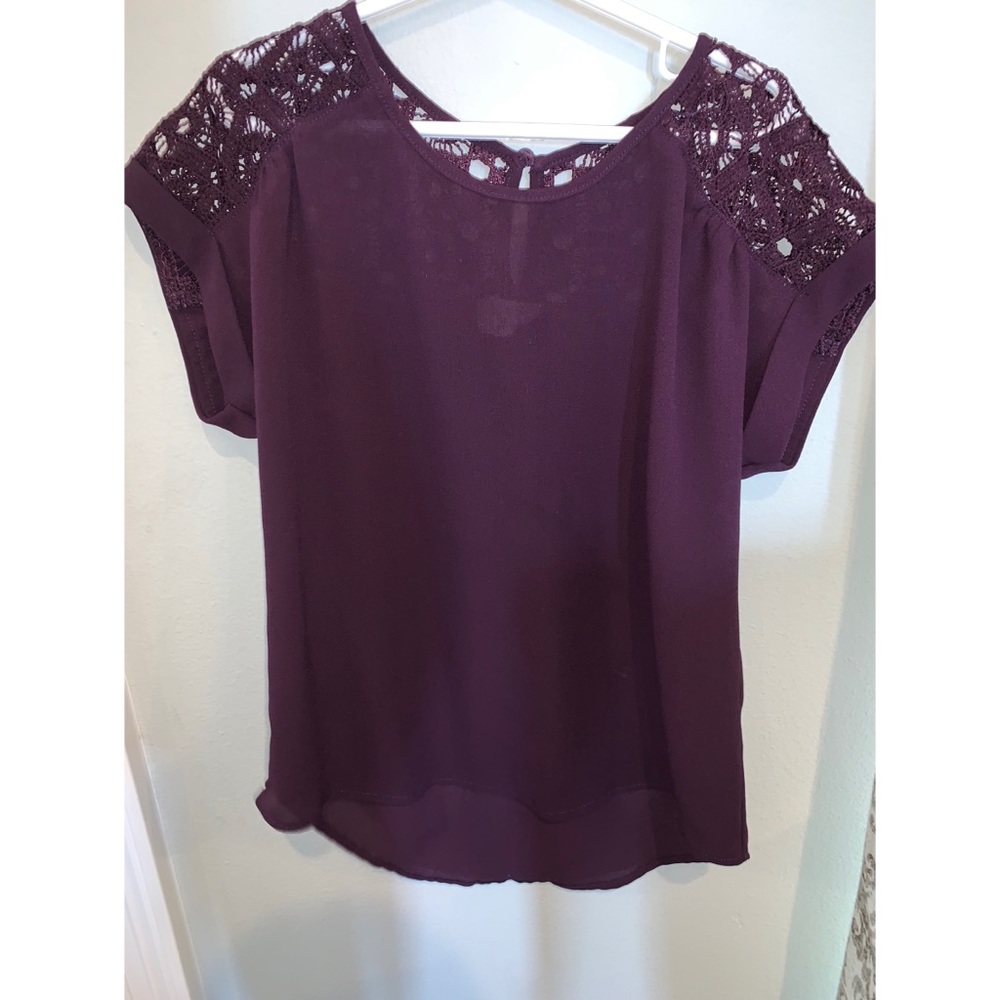 Purple Lace Shirt